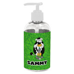 Cow Golfer Plastic Soap / Lotion Dispenser (8 oz - Small - White) (Personalized)