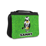 Cow Golfer Toiletry Bag - Small (Personalized)