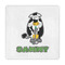 Cow Golfer Standard Decorative Napkins (Personalized)