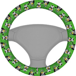 Cow Golfer Steering Wheel Cover