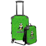 Cow Golfer Kids 2-Piece Luggage Set - Suitcase & Backpack (Personalized)