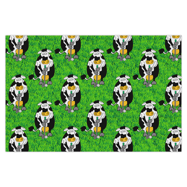 Custom Cow Golfer X-Large Tissue Papers Sheets - Heavyweight