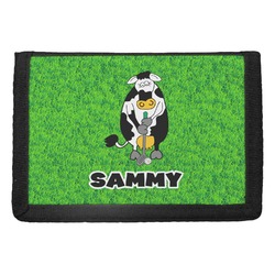 Cow Golfer Trifold Wallet (Personalized)