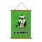 Cow Golfer Wall Hanging Tapestry - Portrait - MAIN