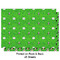 Cow Golfer Wrapping Paper Sheet - Double Sided - Front