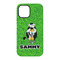 Cow Golfer iPhone 15 Tough Case - Back