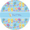 Happy Easter 1" Multipurpose Round Labels - Single Sticker