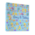 Happy Easter 3 Ring Binder - Full Wrap - 1" (Personalized)