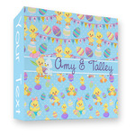 Happy Easter 3 Ring Binder - Full Wrap - 3" (Personalized)