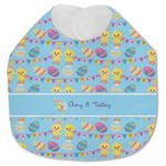 Happy Easter Jersey Knit Baby Bib w/ Multiple Names