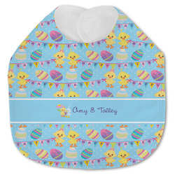 Happy Easter Jersey Knit Baby Bib w/ Multiple Names