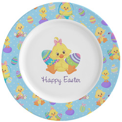 Happy Easter Ceramic Dinner Plates (Set of 4) (Personalized)