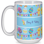 Happy Easter 15 Oz Coffee Mug - White (Personalized)