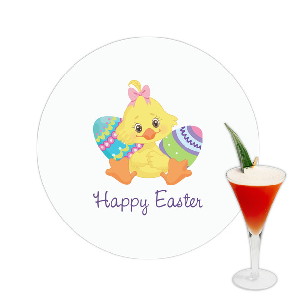 Custom Happy Easter Printed Drink Topper -  2.5" (Personalized)