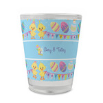 Happy Easter Glass Shot Glass - 1.5 oz - Set of 4 (Personalized)