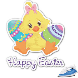 Happy Easter Graphic Iron On Transfer - Up to 15"x15" (Personalized)