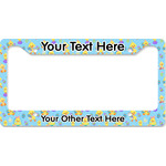 Happy Easter License Plate Frame - Style B (Personalized)