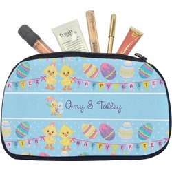 Happy Easter Makeup / Cosmetic Bag - Medium (Personalized)