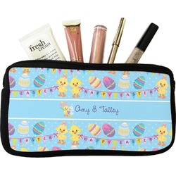 Happy Easter Makeup / Cosmetic Bag - Small (Personalized)