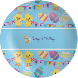 Happy Easter Melamine Salad Plate - 8" (Personalized)