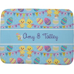 Happy Easter Memory Foam Bath Mat - 48"x36" (Personalized)