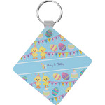 Happy Easter Diamond Plastic Keychain w/ Multiple Names