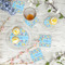 Happy Easter Plastic Party Appetizer & Dessert Plates - In Context