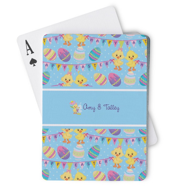 Custom Happy Easter Playing Cards (Personalized)