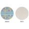 Happy Easter Round Linen Placemats - APPROVAL (single sided)