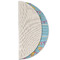 Happy Easter Round Linen Placemats - HALF FOLDED (single sided)