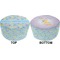 Happy Easter Round Pouf Ottoman (Top and Bottom)