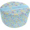 Happy Easter Round Pouf Ottoman (Top)