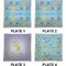 Happy Easter Set of Square Dinner Plates (Approval)