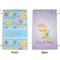 Happy Easter Small Laundry Bag - Front & Back View