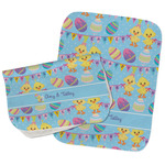 Happy Easter Burp Cloths - Fleece - Set of 2 w/ Multiple Names