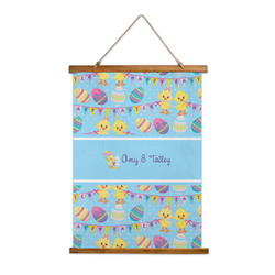 Happy Easter Wall Hanging Tapestry - Tall (Personalized)