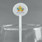 Happy Easter White Plastic 5.5" Stir Stick - Round - Main