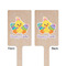 Happy Easter Wooden 6.25" Stir Stick - Rectangular - Double Sided - Front & Back