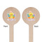Happy Easter Wooden 7.5" Stir Stick - Round - Double Sided - Front & Back