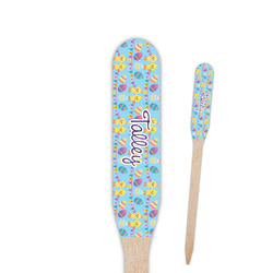 Happy Easter Paddle Wooden Food Picks - Double Sided (Personalized)