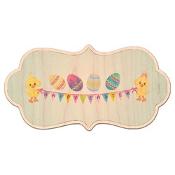 Happy Easter Genuine Maple or Cherry Wood Sticker