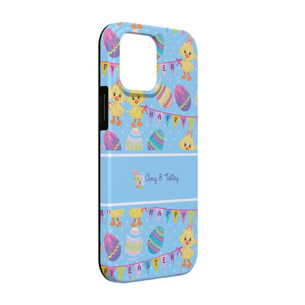 Custom Happy Easter iPhone Case - Rubber Lined - iPhone 13 (Personalized)