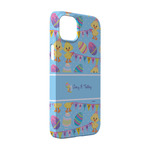 Happy Easter iPhone Case - Plastic - iPhone 14 (Personalized)