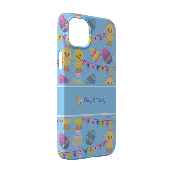 Custom Happy Easter iPhone Case - Plastic - iPhone 14 (Personalized)