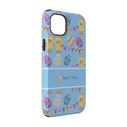 Happy Easter iPhone Case - Rubber Lined - iPhone 14 Pro (Personalized)