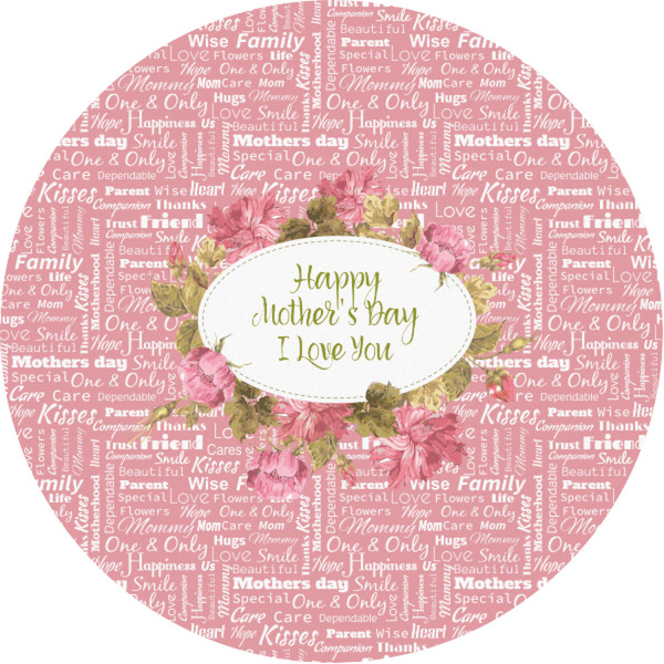 Custom Mother's Day Multipurpose Round Labels - 1"