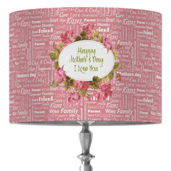 Mother's Day 16" Drum Lamp Shade - Fabric