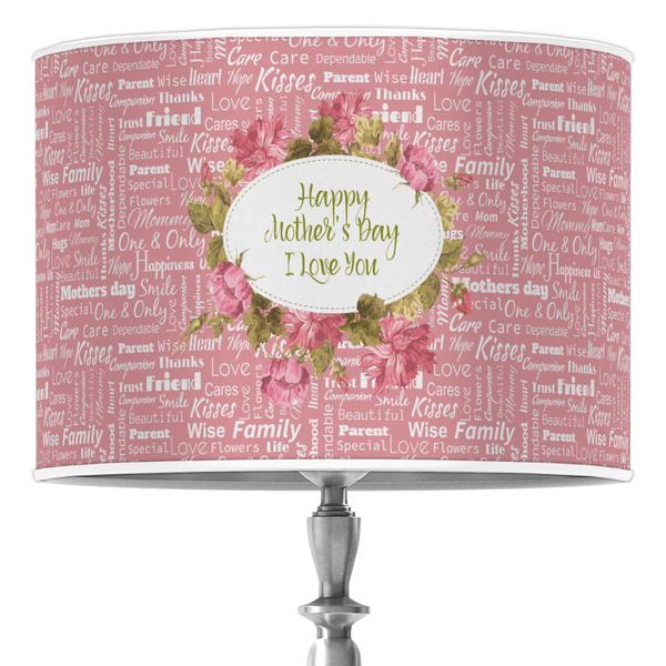 Custom Mother's Day 16" Drum Lamp Shade - Poly-film