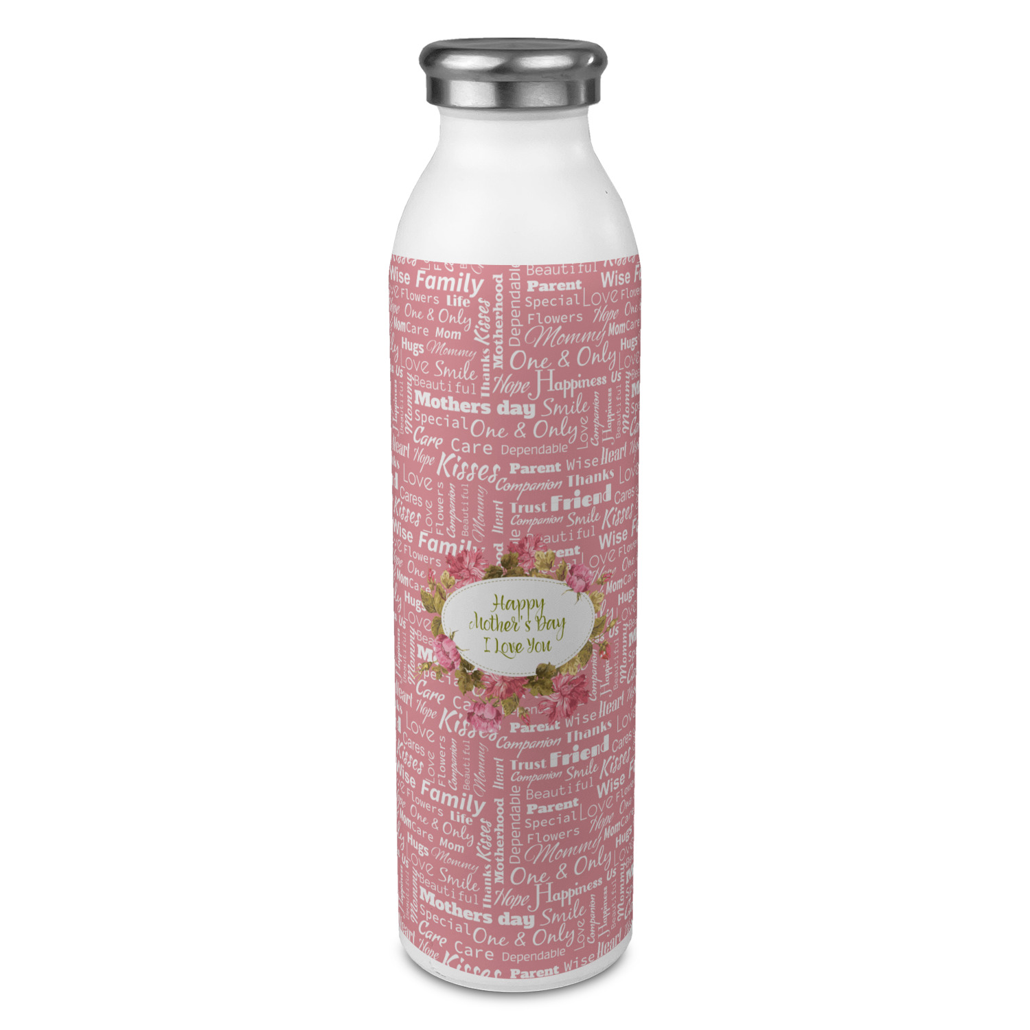 Mother's Day Engraved Metal Water Bottle