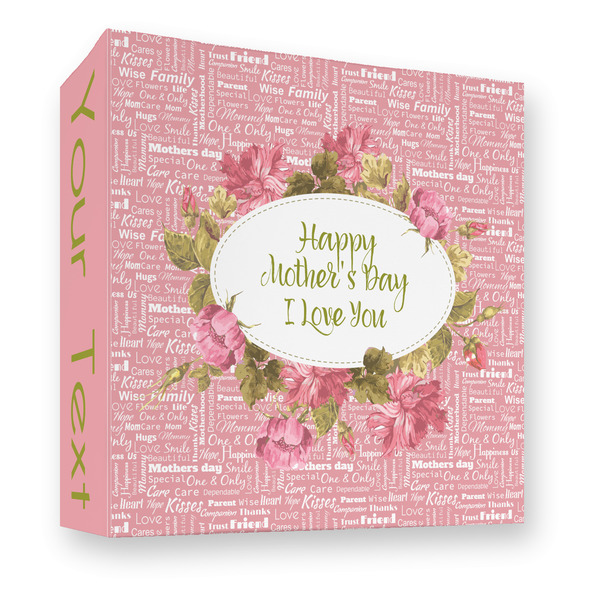 Custom Mother's Day 3 Ring Binder - Full Wrap - 3"